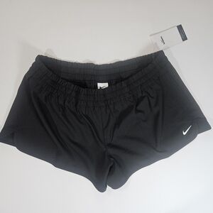 Nike Womens Swim Shorts Size XS Black Stretch Waist Beach Athletic Vacation Wear